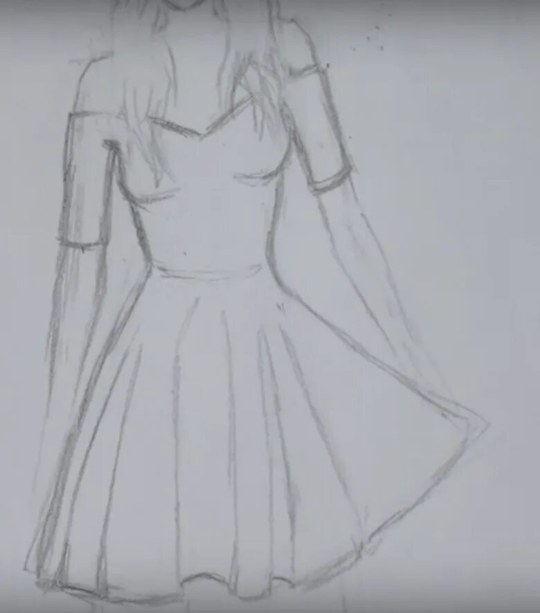 Срисовка платья для начинающих. Рисунки девушек в платьях карандашом. Платья для срисовки карандашом. Рисунок платья карандашом для срисовки.