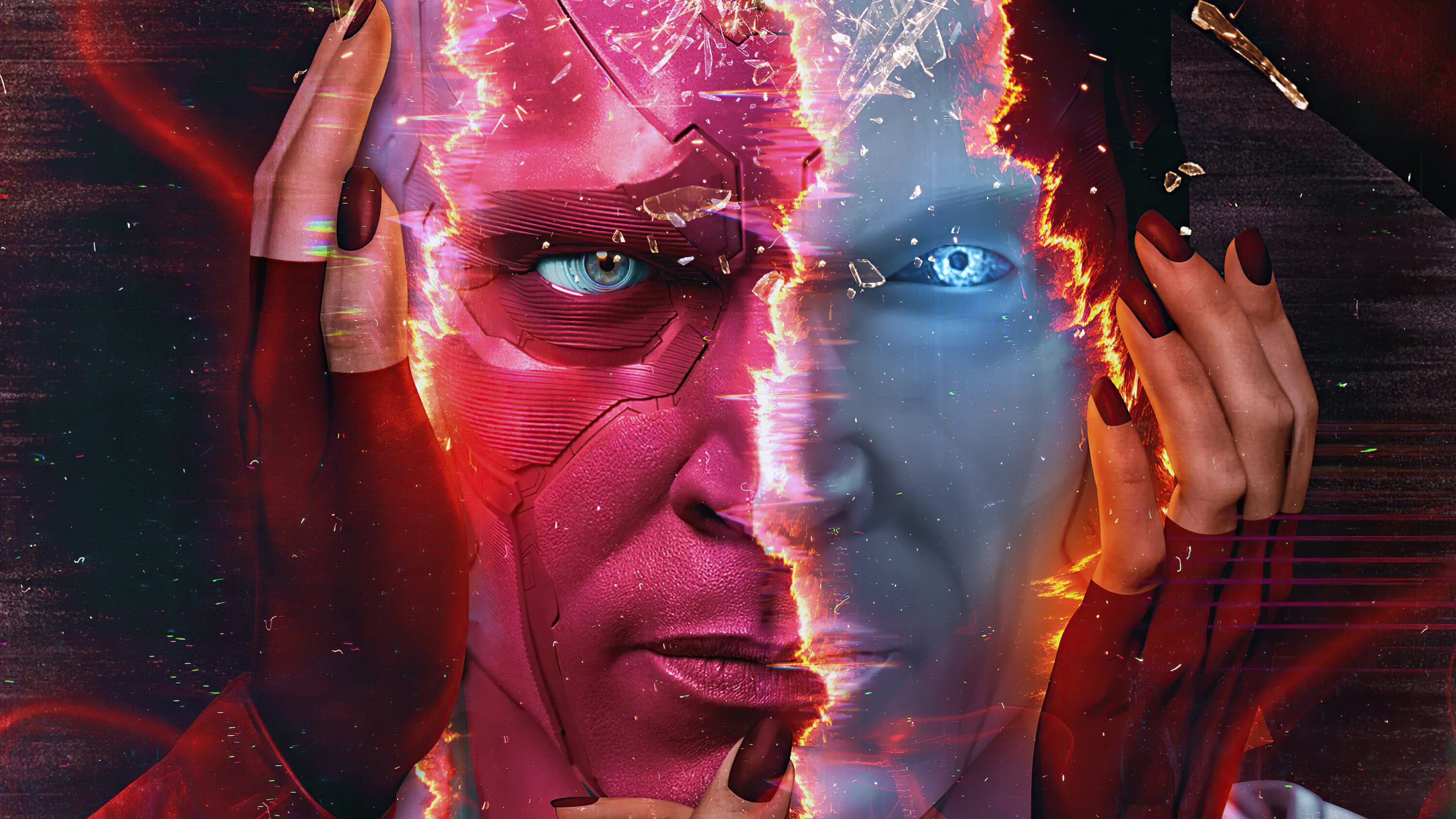 Вижен мстители. Eskaton - 4 visions (2010 remaster). 4 видение. Картина глаза. 4 видение.