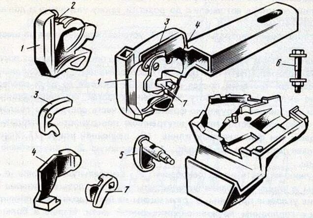 Детали автосцепки са-3. Сборка автосцепки са-3. Разборка автосцепки са-3 порядок. Порядок сборки и разборки механизма автосцепки са-3.. Собранного 3 разбор