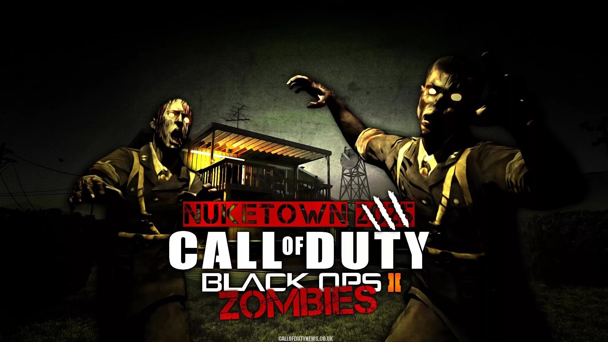 Duty игра зомби. Nuketown зомби Black ops 2. Call of Duty: Black ops 2 - Nuketown Zombies.