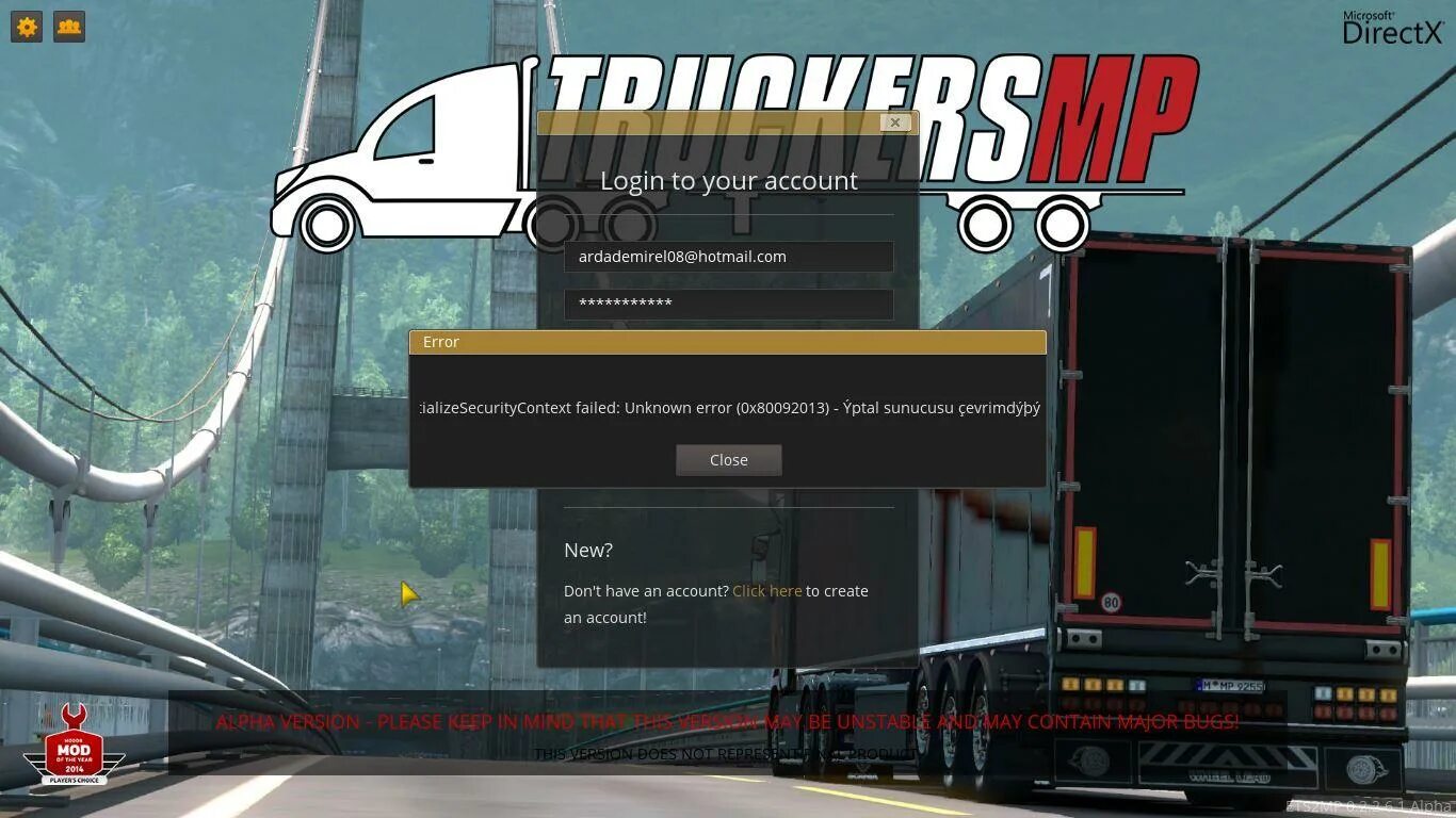 Error code 0x5000003 beamng drive