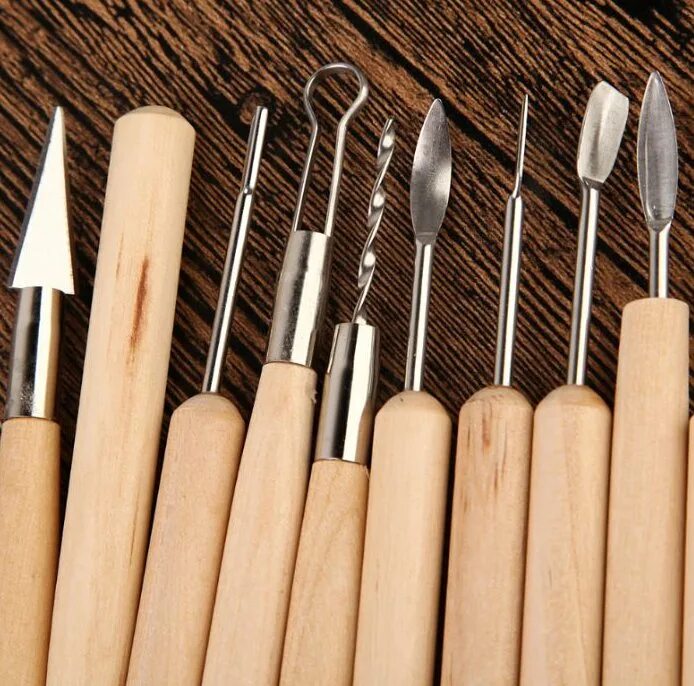 Инструменты для лепки из пластилина. Стеки для лепки. Набор для профессиональной лепки. Инструменты для скульптурного пластилина. Инструменты для керамики.