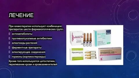 Препараты при остром лейкозе