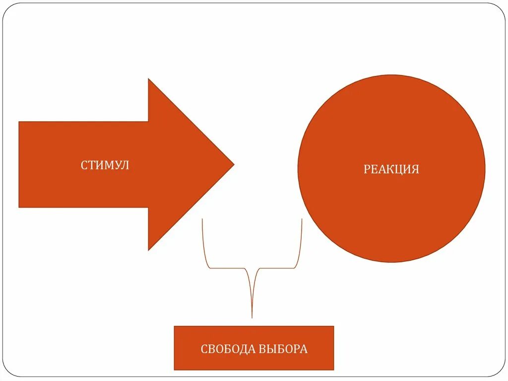 Между стимулом и реакцией. Стимул реакция Свобода выбора. Между стимулом и реакцией есть выбор. Свобода выбора промежуток между стимулом и реакцией.