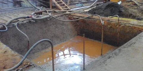 Строительное водопонижение грунтовых вод