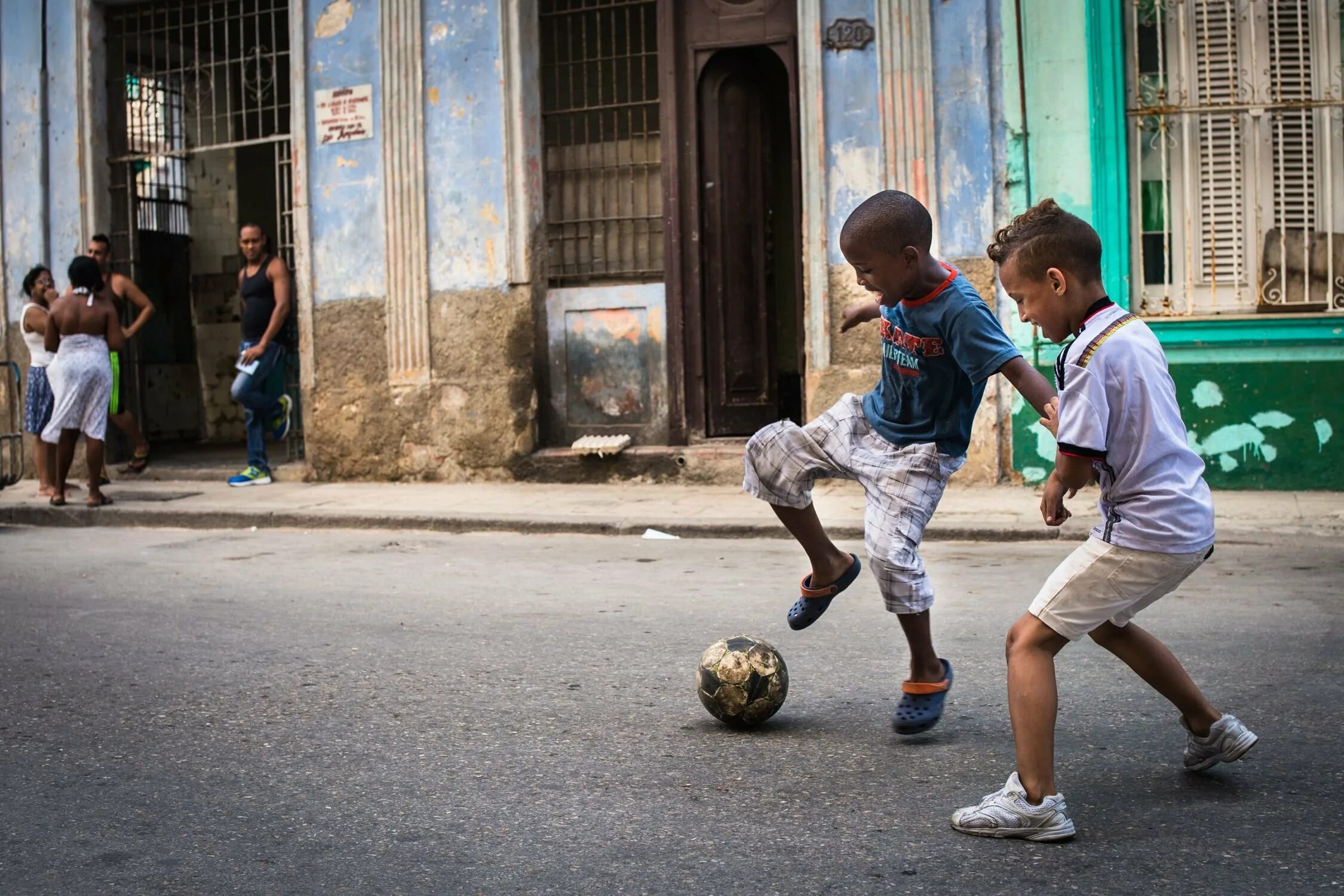 Football is played in most countries