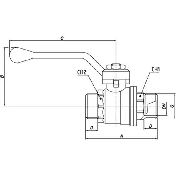 Размер резьбы шаровых кранов. Кран шаровой dn20 чертеж. Кран шаровой латунный dn15, PN 4мпа. Шаровый кран Бугатти dn20 pn40. Кран шаровый dn25 рычаг м/м.