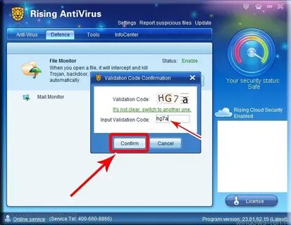 Antivirus setup