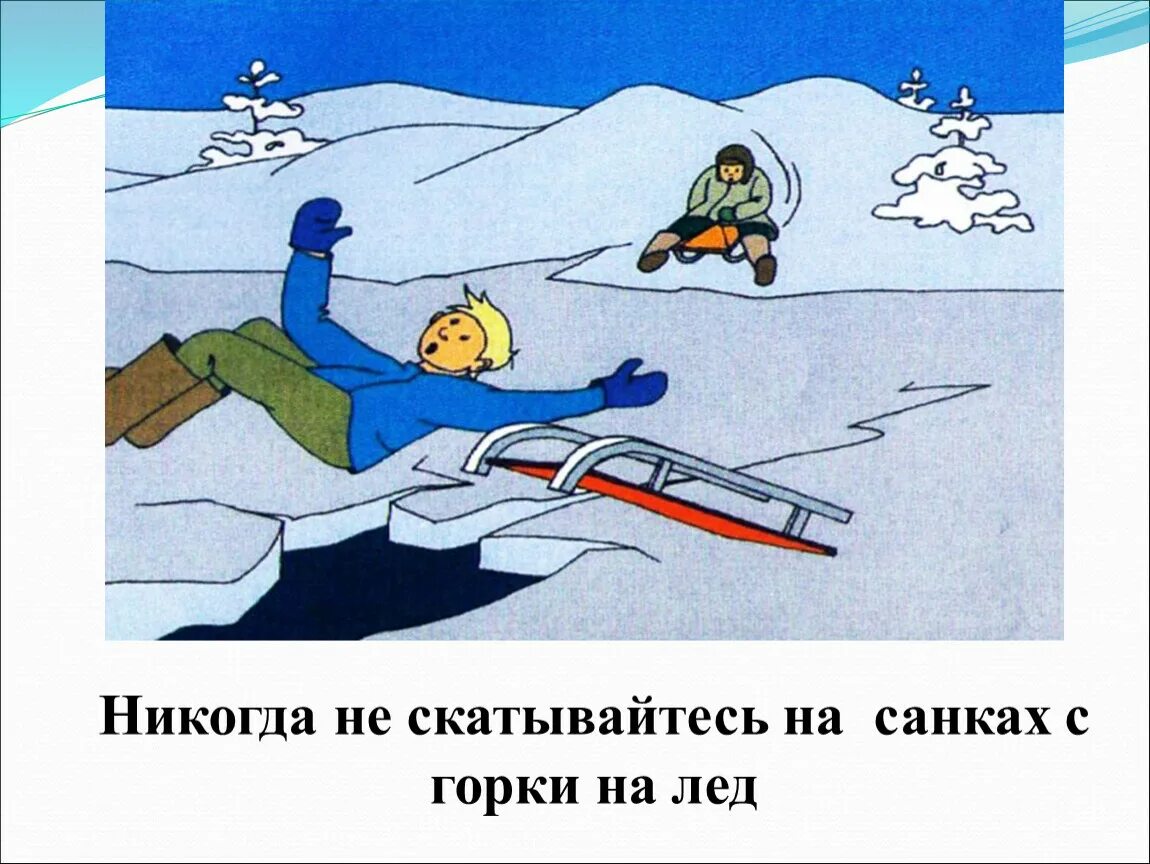 По небу как по льду катается. Будь осторожен на льду. будьте осторожны на льду. рисунок на тему безопасность на льду. детские рисунки на тему безопасность на льду.