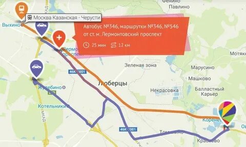 Расписание автобуса 78 выхино
