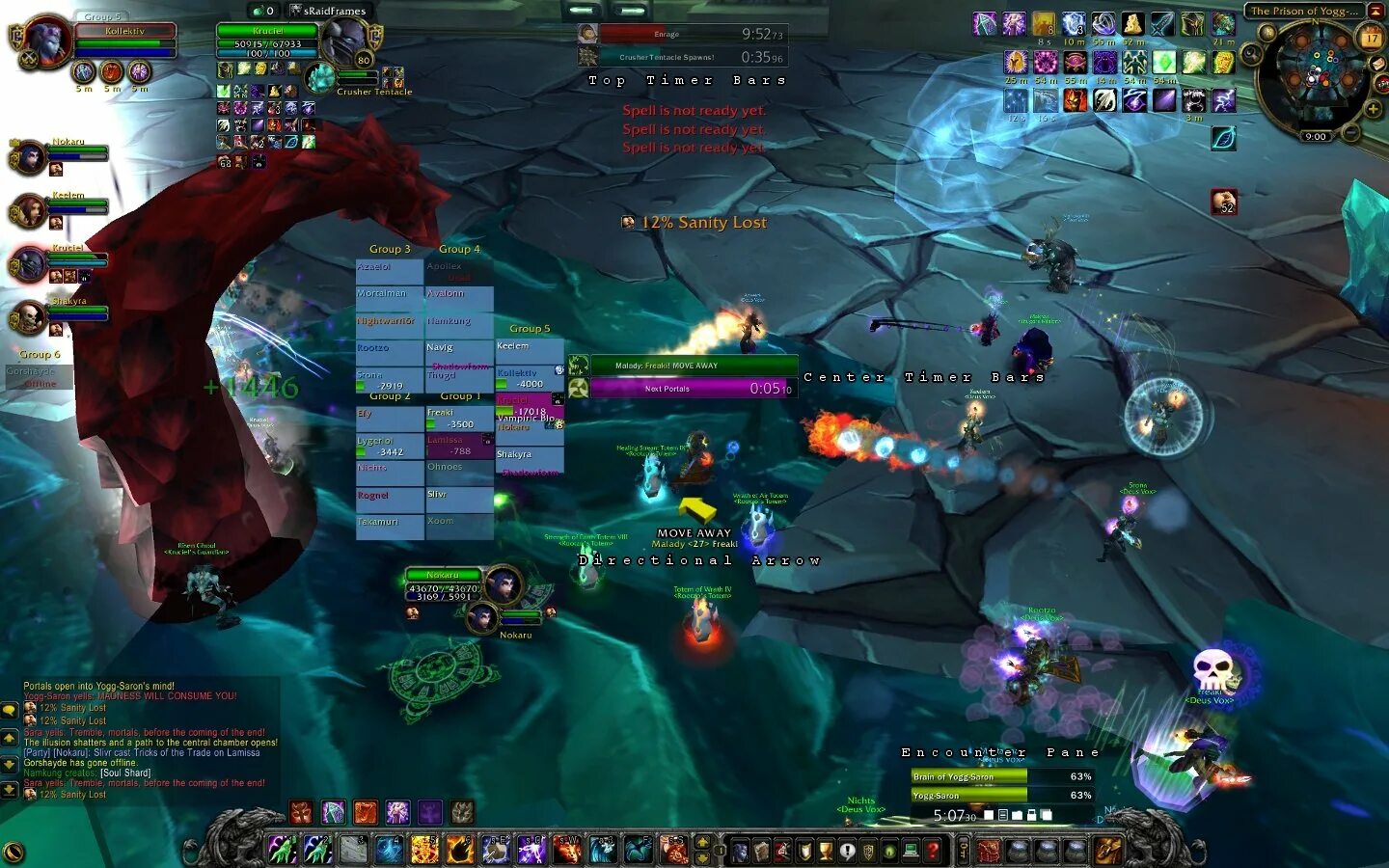 Global addons