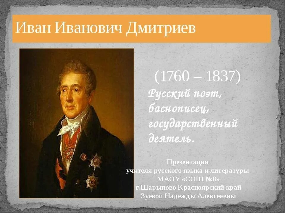 Дмитриев дата рождения. Дмитриев Иван Иванович 1760. Иван Иванович Дмитриев 1760-1837. Иван Иванович Дмитриев баснописец. Иван Иванович Дмитриев 1760-1837 портрет.