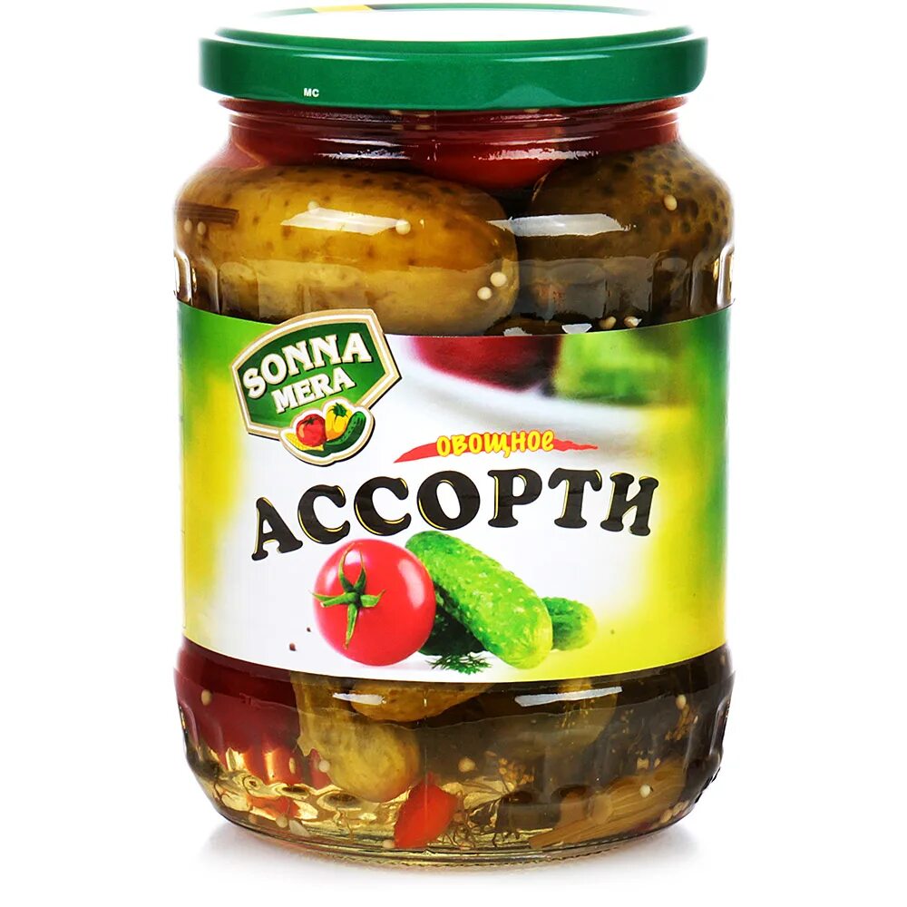 Ассорти мл. Ассорти фруктовое медведь любимый 425 мл. Marinelle огурцы 3-6см 720мл. Ассорти мл. 6 соток ассорти черри/корнишоны 680гр.