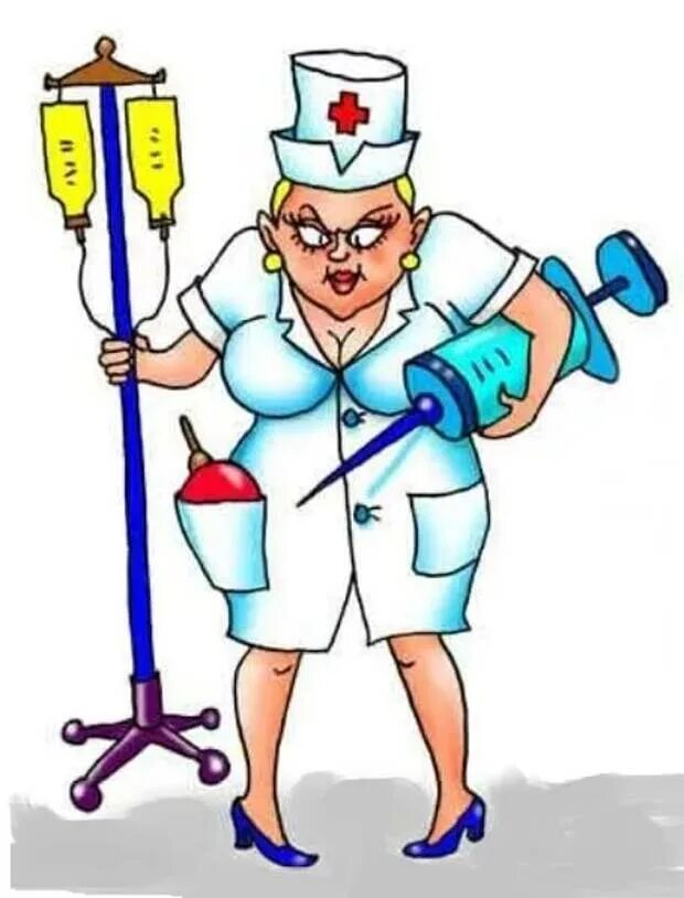 Врачи про медсестер. Медсестра карикатура. Смешная медсестра. Медицина карикатура. Медсестра картинки.