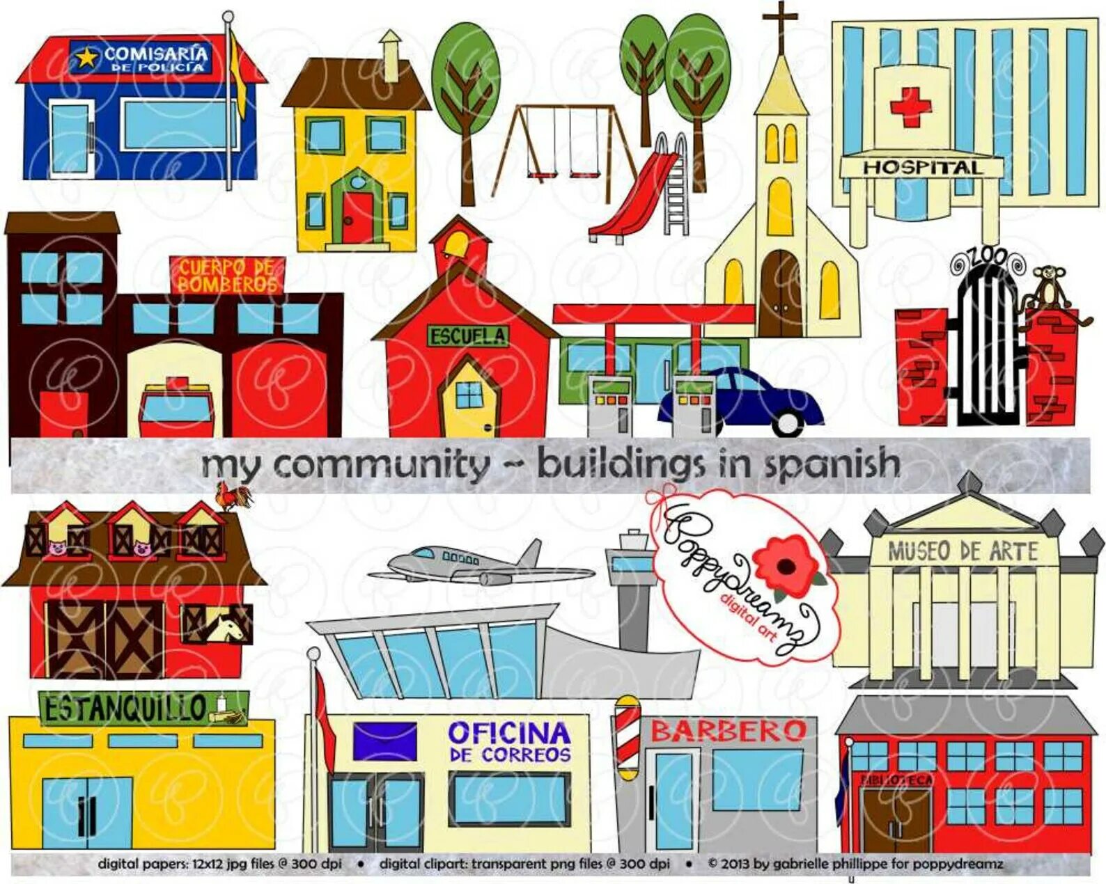 Paper places. Buildings in Town. City community places. Places in Town Clipart. Buildings in the Town Clipart.