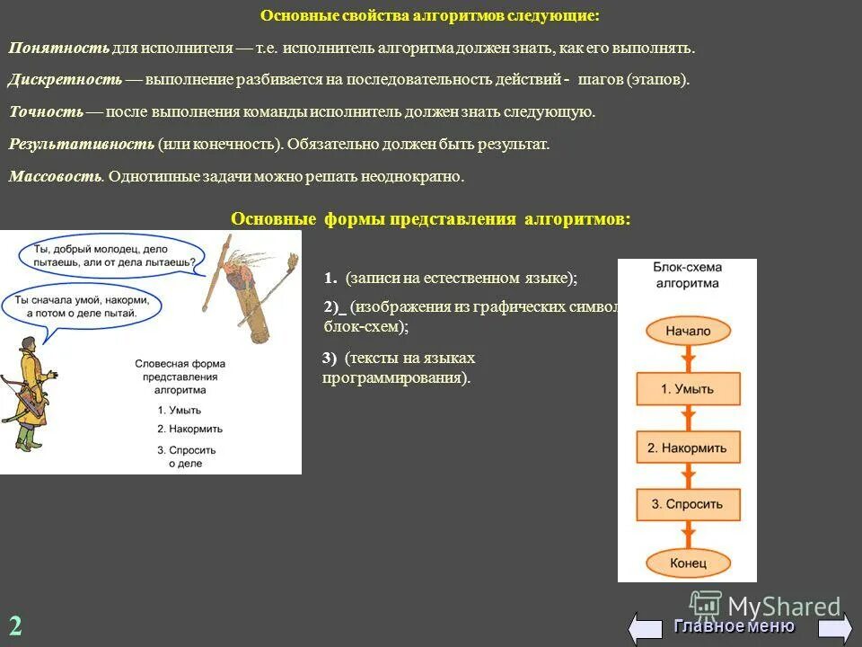 Какая команда будет выполнена после следующих действий