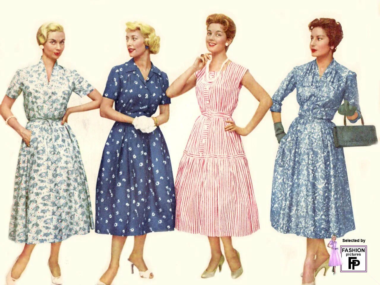 Платье 40 годов для девочки. Платья 1950х-60 х. Летние платья 40-х годов. Летние платья 50 годов. Фасон платья 50-х годов.