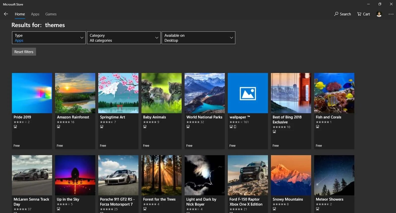 Window themes. Window themes