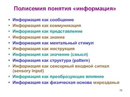Полисемия примеры