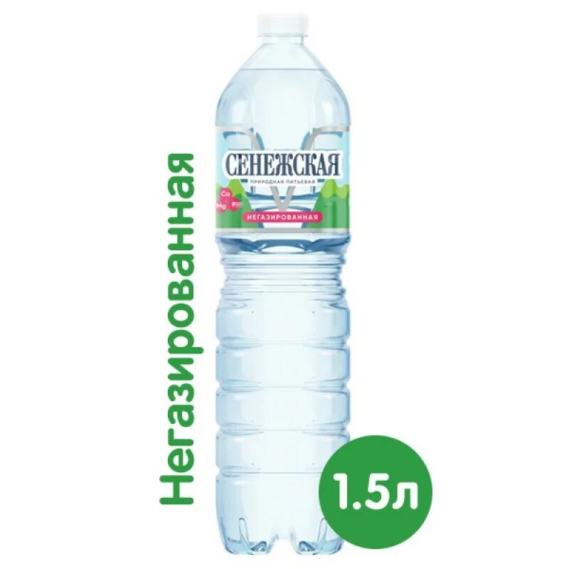 Вода сенежская 5. Сенежская 1,5л/6 без газа ПЭТ. Сенежская 1.5л.уп.6шт ГАЗ. Вода Сенежская 1.5 литра. Вода "Сенежская" ГАЗ 1,5л.