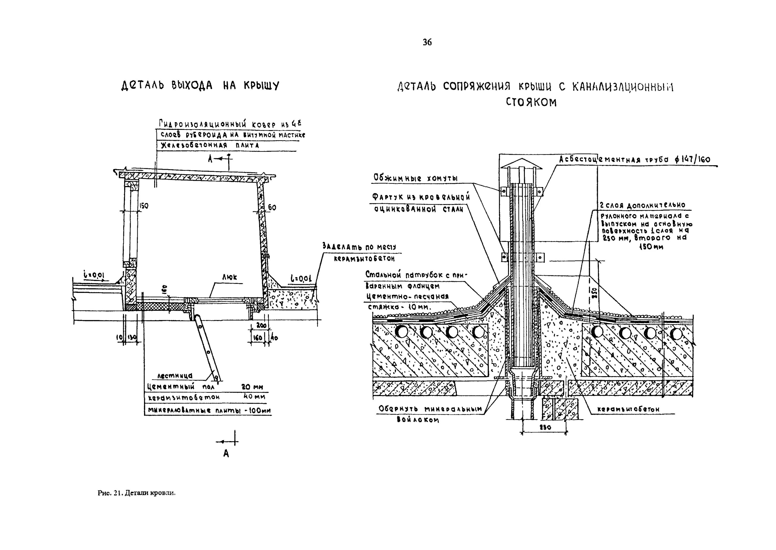 Узлы капитального ремонта. Выход трубопровода на плоскую кровлю чертеж. Схема прохода вентиляции через кровлю. Выход канализации на плоскую кровлю. Выход на плоскую крышу чертеж.