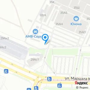 Маршал на карте спб