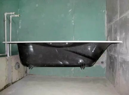 Установка ванной на уголки