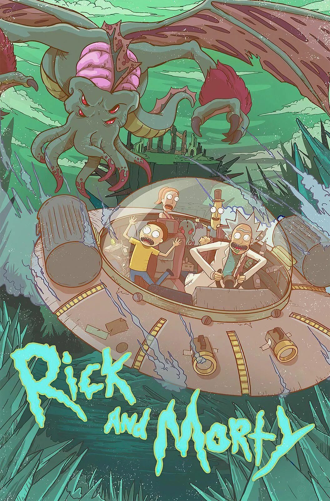 Рик санчес. Рик и морти лесные ягоды. Портал рик и морти gif. Постер рика и морти. Рик и морти плакат.