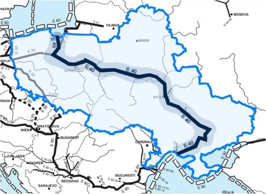 Водные каналы на карте. Днепровско-Вислянский Водный путь е40. Водный путь из Балтики в черное море. Речной путь из Балтики в черное море. Водный путь черное море - Балтийское море.