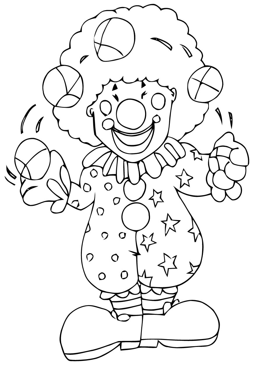 Клоуны раскраска для детей 5 лет. Клоун раскраска. Веселый клоун раскраска. Клоун раскраска для детей. Раскраска весёлый клоун для детей.
