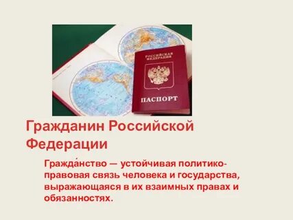 Гражданин рф презентация