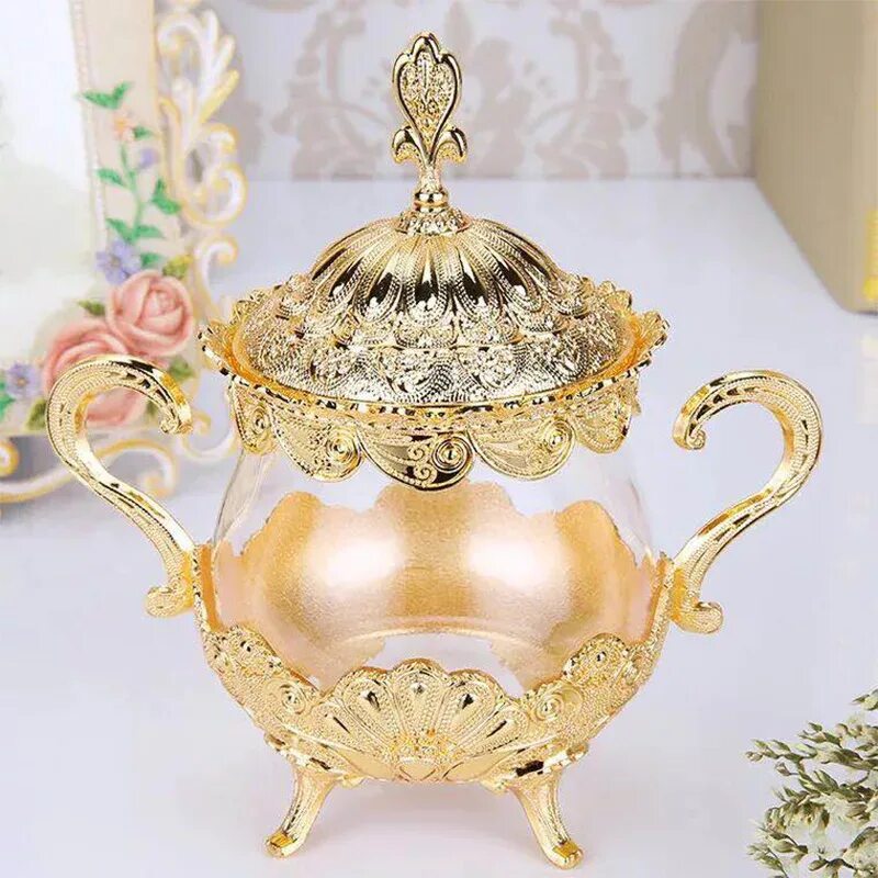 Сахарница с золотой крышкой. Сахарница золотая. Сахарницы золотистые. Сахарница золотая. Сахарница металлическая золотая.