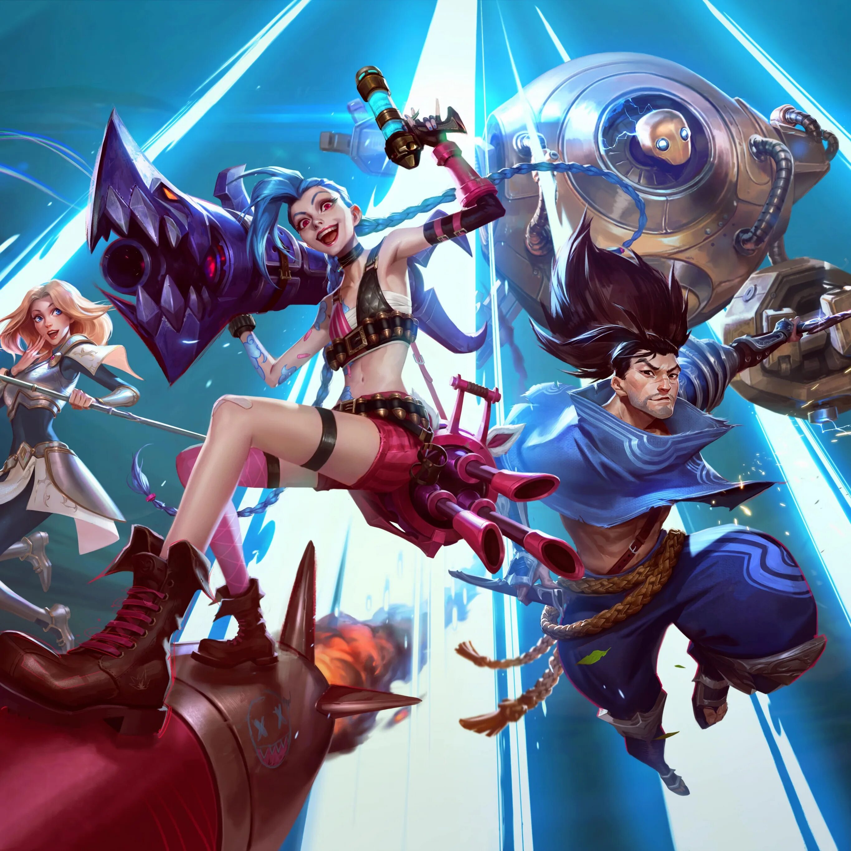 League of Legends игра. Liga Legend Wild Rift. League of Legends Wild Rift Jinx.