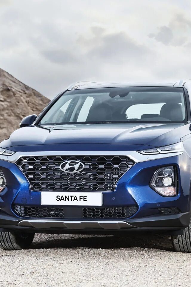 Новый Hyundai Santa Fe 2019. Hyundai Santa Fe 2019 синий. Хендай Санта Фе 2023. Новый Хендай Санта Фе 2024.