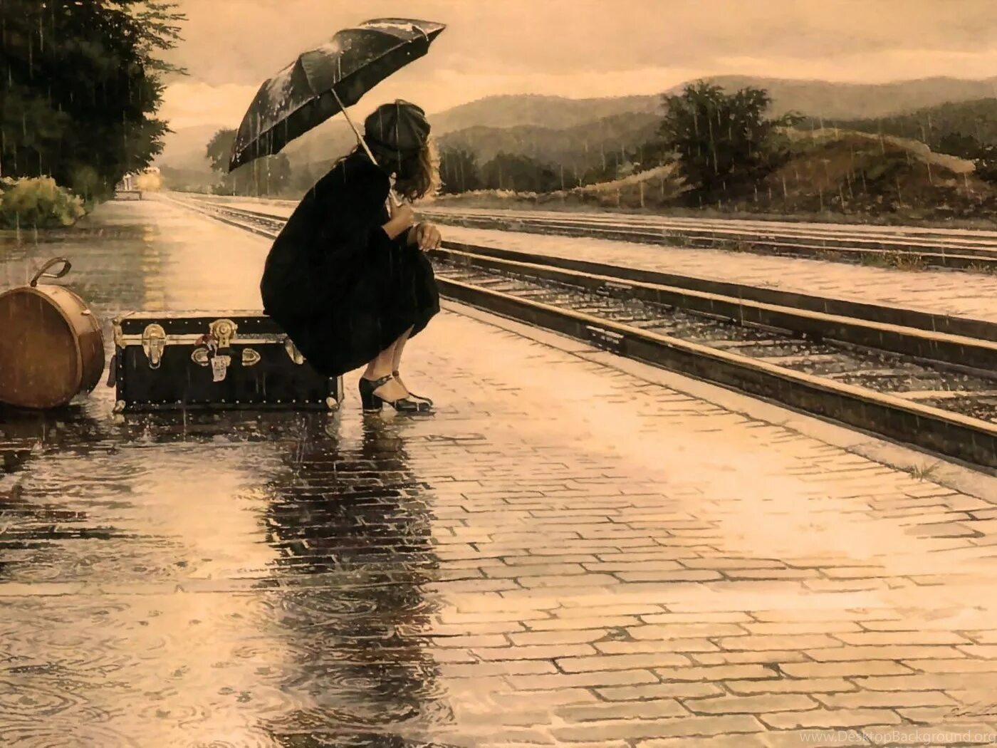 I waiting for the rain