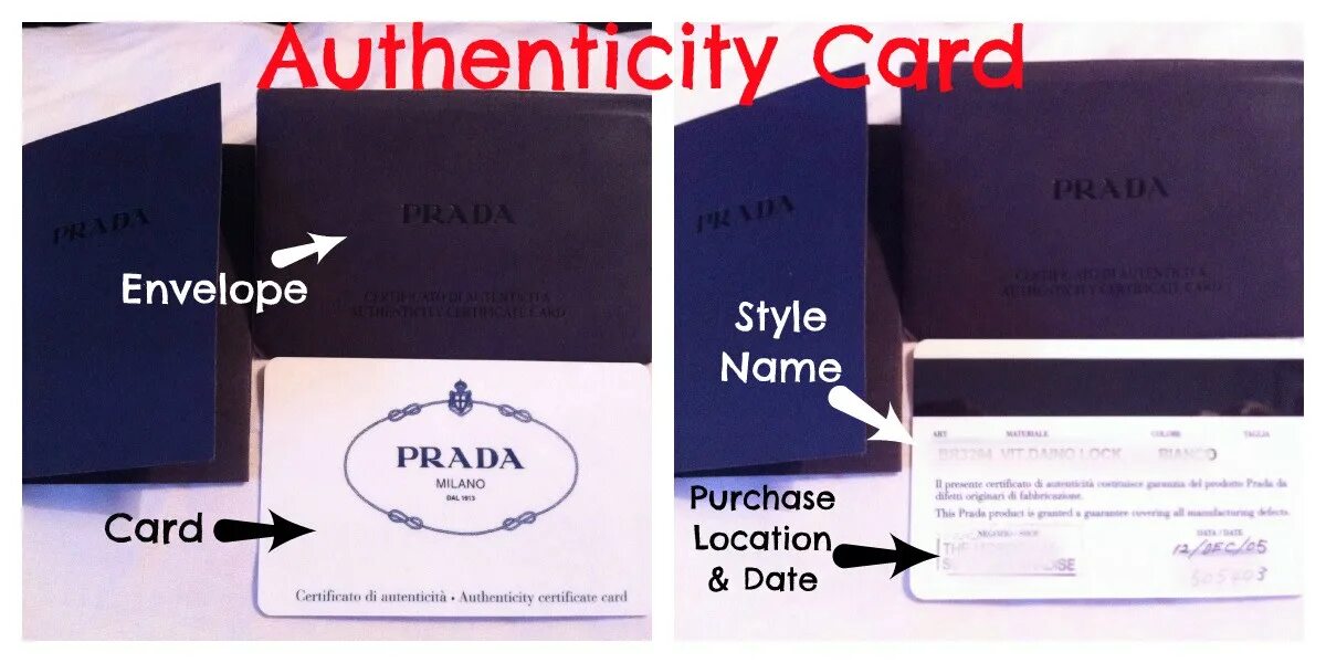 Фото на оригинальность. Сертификат подлинности Prada. Сумка Prada сертификат подлинности.