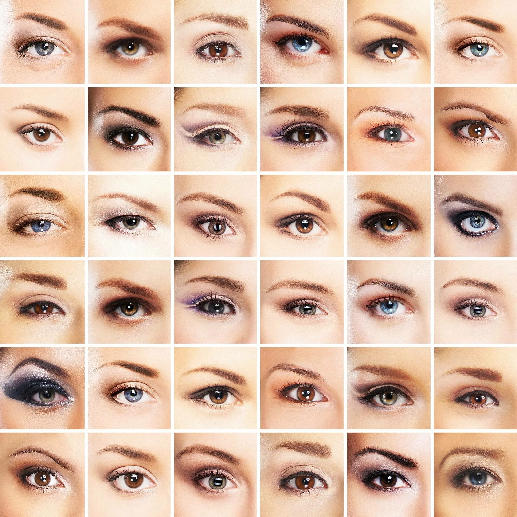 Выбрать глаз. Формы глаз. Макияж для глаз для разных типов глаз. Макияж по форме глаз. Макияж под разные формы глаз.