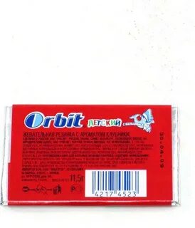 Состав жевательной резинки орбит