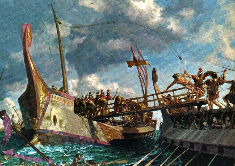 Флот Карфагена. Карфаген Римский флот. Саламинское Морское сражение. Морское сражение у мыса акций