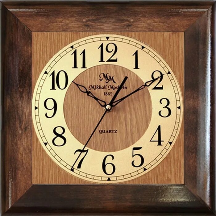 Купить корпус деревянных настенных часов. Москвин 7108ака2. Часы Mikhail Moskvin 1882.