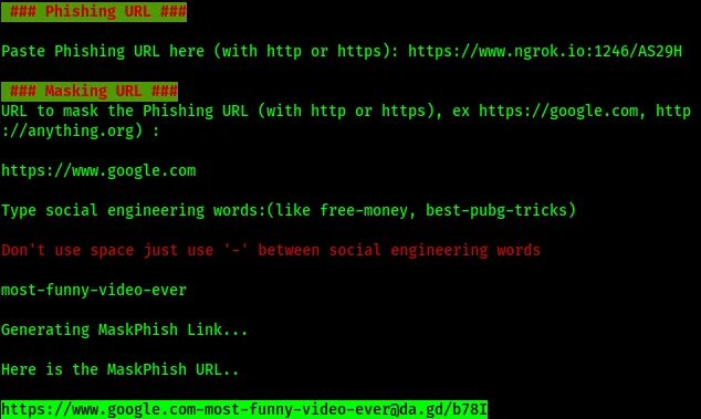Mask url. Mask url