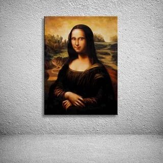 Painted the mona lisa