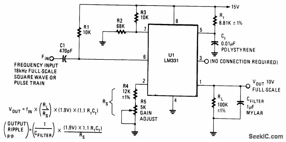 Схема частота напряжения. Преобразователь частота напряжение на ne555. Преобразователь частота-напряжение схема на 555. Преобразователь частоты в напряжение схема на lm331. Схема преобразователя частоты в напряжение на ne555.