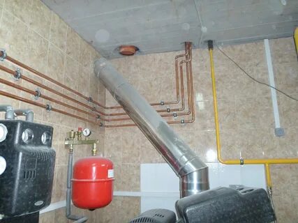 Стены газовой котельной в частном доме