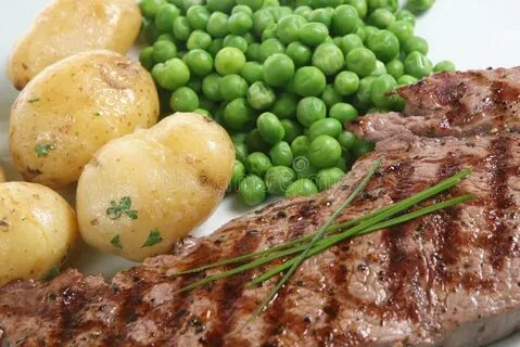Мясо с горошком