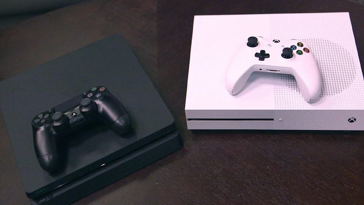 Xbox one s и ps4. Ps4 Xbox one. Xbox one Slim. Xbox one s vs ps4 Slim. Ps4 vs ps4 slim