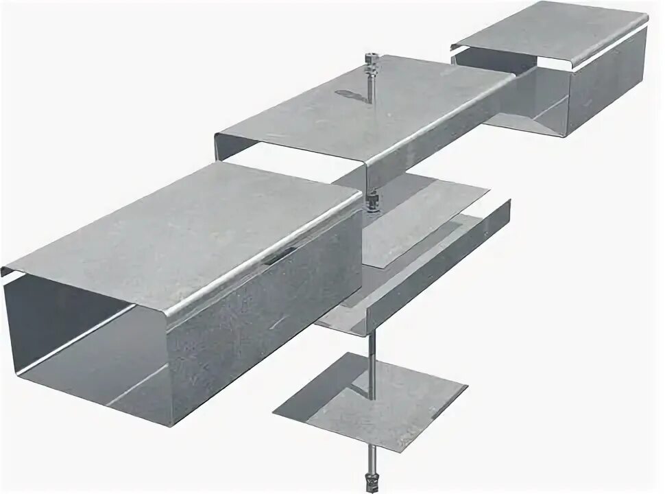 Короб кабельный КП-0,1/0,2. Короб металлический оцинкованный 40x60x3000. Короб металлический КП-0,1/0,2-2ухл1. Короб кабельный четырехбортный 200х100х2000 мм.