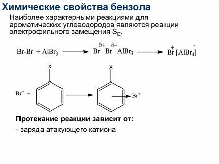 Бензол не взаимодействует с
