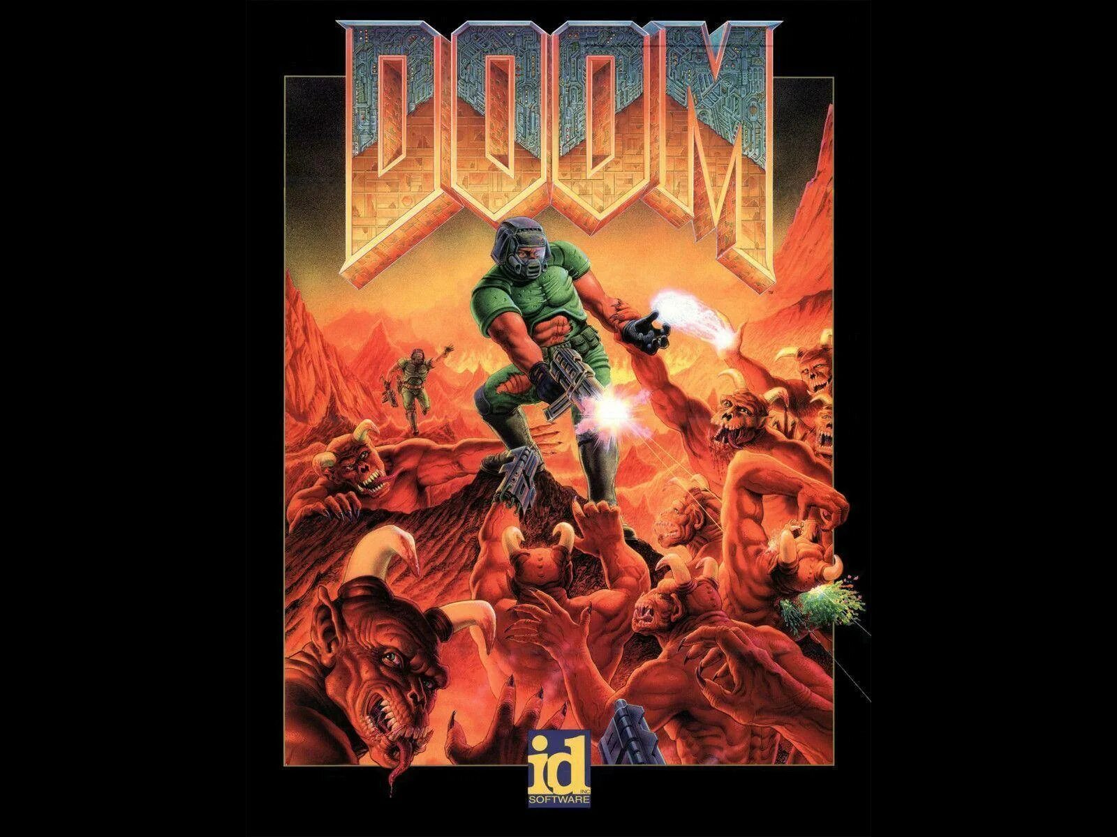 Doom 1 обложка. Дум 1993 обложка. Doom 1993 Постер. Дум 1 июня