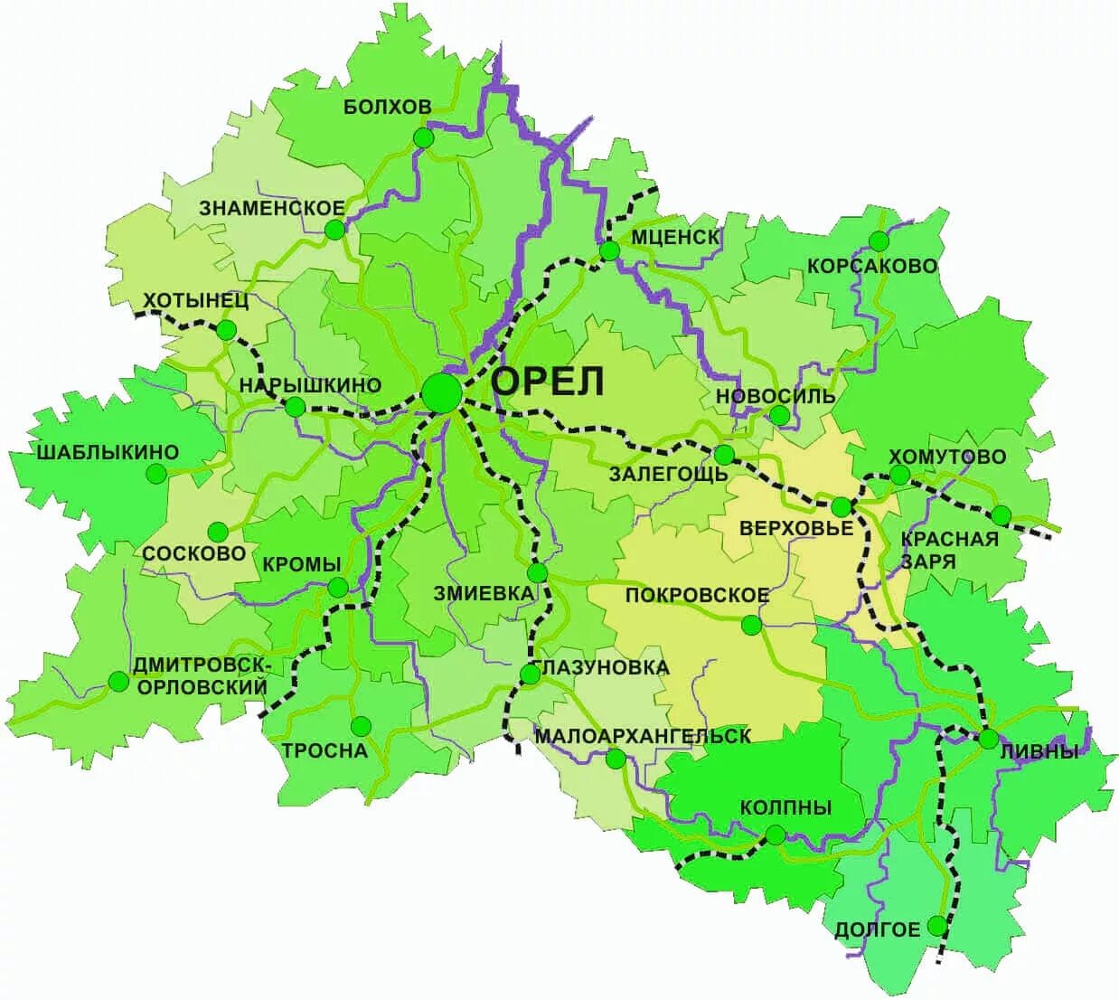 Распоряжение орловской области. Орел. Орловская область. Карта. Карта Орловской области с районами. Кромы Орловская область на карте. Карта Орловской области подробная с деревнями.